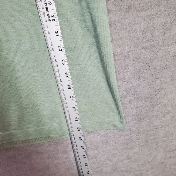 Lululemon Men Activewear Shirt Large Green Movement Is Medicine Crew Neck Tee - Picture 4 of 10